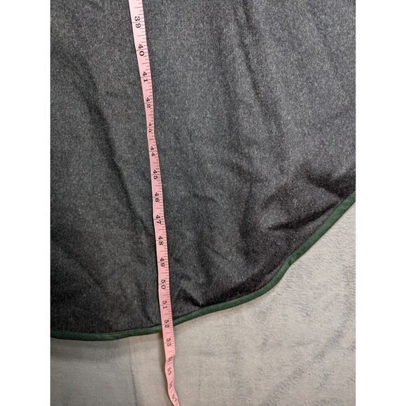 Tostmann Trachten Wool Cape Austria Black Green Trim Button - Picture 5 of 15